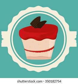 Bakery shop concept with dessert design, vector illustration 10 eps graphic.