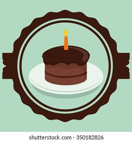Bakery shop concept with dessert design, vector illustration 10 eps graphic.