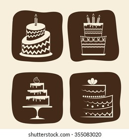 Bakery shop concept with dessert design, vector illustration 10 eps graphic.