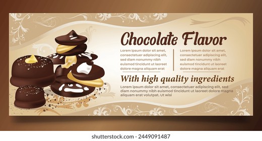 Bakery shop  design and food banner