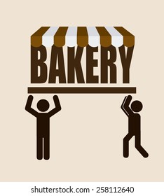 bakery shop design, vector illustration eps10 graphic 