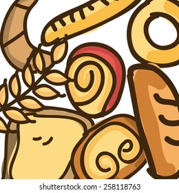 bakery shop design, vector illustration eps10 graphic 