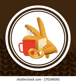 bakery shop design, vector illustration eps10 graphic 