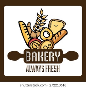 bakery shop design, vector illustration eps10 graphic 