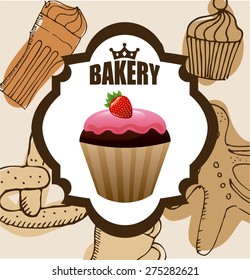 bakery shop design, vector illustration eps10 graphic 