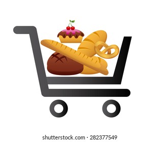 bakery shop design, vector illustration eps10 graphic 