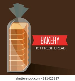 Bakery shop design, vector illustration eps 10.