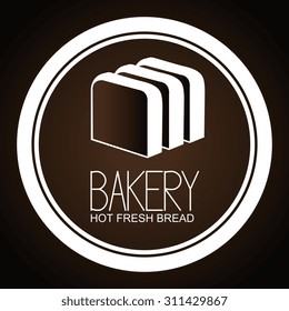 Bakery shop design, vector illustration eps 10.