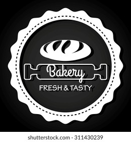 Bakery shop design, vector illustration eps 10.