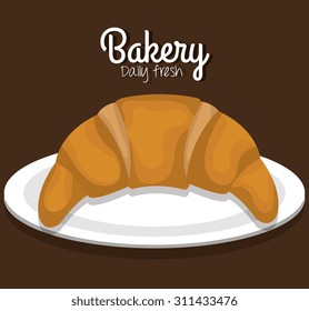 Bakery shop design, vector illustration eps 10.