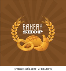 bakery shop design, vector illustration eps10 graphic 