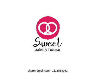 Bakery shop emblem designs. Bakery and bread shop logos
