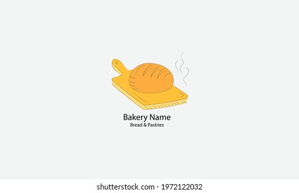 Bakery shop emblem designs template