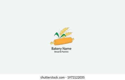 Bakery shop emblem designs template