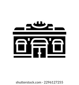 bakery shop glyph icon vector. bakery shop sign. isolated symbol illustration