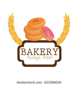 bakery shop label icon