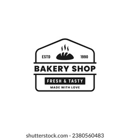 Bakery shop label or Bakery shop logo vector isolated. Best Bakery shop label for product packaging, websites, print design, and more about Bakery shop.