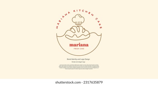 bakery shop logo design for branding and identity commercial use