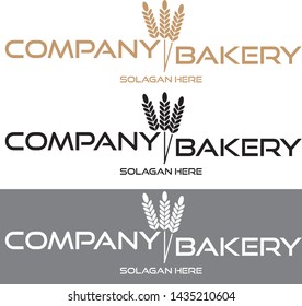 BAKERY SHOP LOGO DESIGN VECTOR