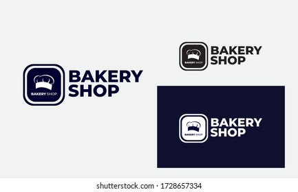 Bakery Shop Logo with style modern for business bread shop , pastry , cake shop , patisserie , home bakery 