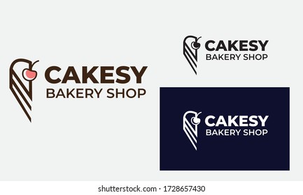 Bakery Shop Logo with style modern for business bread shop , pastry , cake shop , patisserie , home bakery 