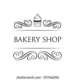 Bakery Shop Retro Label. Vector Illustration design.