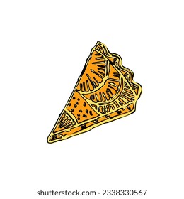 Bäckerei, Vektorgrafik, Zitronensorange