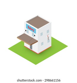 Bakery shop. Vector illustration.