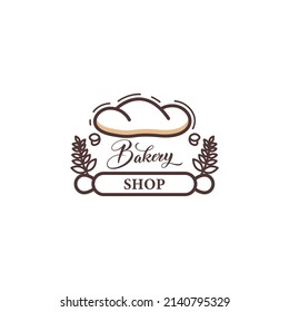Bakery shop vector logo Vector