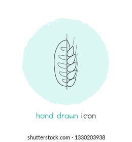 Bakery sign icon line element. Vector illustration of bakery sign icon line isolated on clean background for your web mobile app logo design.