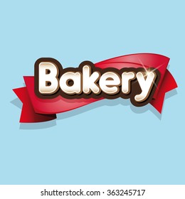 Bakery sign or logo vector
