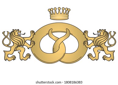 Bakery sign Royalty, vector illustration