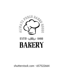 Bakery signboard. Vector typographic colorful design. Badges for your holiday design postcards, posters.