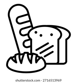 Bakery Simple Vector Icon Collection