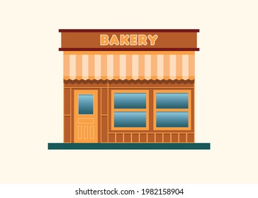 Bakery store vector, illustration of bakery store, Suitable use for application, retail, selling, bakery store, home industry, business, online shop, and other