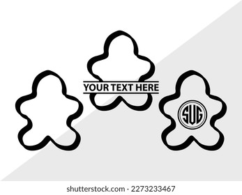 Bakery SVG Monogram Vector Illustration Silhouette
