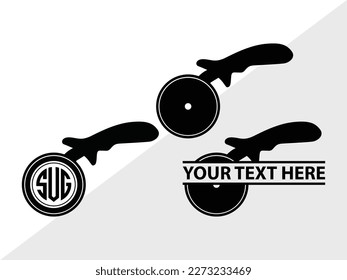 Bakery SVG Monogram Vector Illustration Silhouette