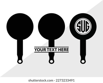 Bakery SVG Monogram Vector Illustration Silhouette