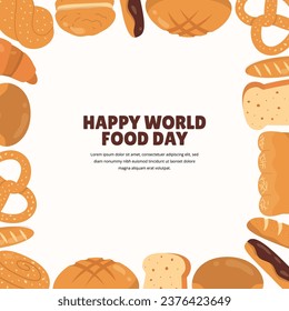Bakery Sweet Food Frame Background