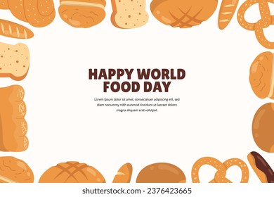 Bakery Sweet Food Frame Background