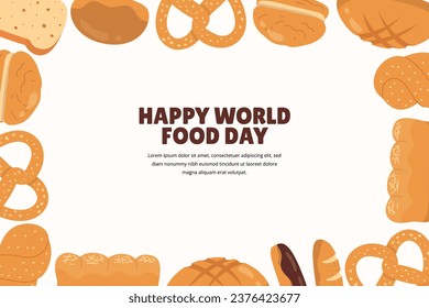 Bakery Sweet Food Frame Background