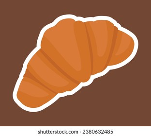 Bakery theme icon simple vector arts. Aesthetic bakery bread vector label tag