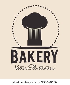 Bakery tools digital design, vector illustration 10 eps graphic