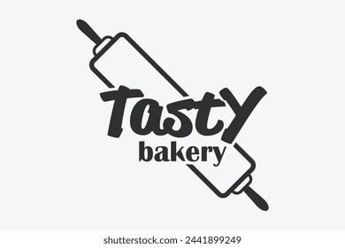 Bakery Typography Vector, Bakery Typography Logo, Style Bakery Logo Templates, Bakery Logo Design, Food Logo