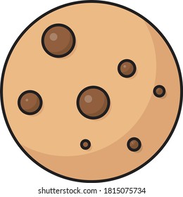 bakery vector flat color icon 
