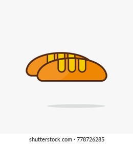 bakery vector icon design for business