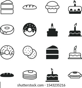 bakery vector icon set such as: meat, drawing, stack, pancakes, colourful, product, element, muffin, line, burning, biscuits, desert, closeup, collection, cup, abstract, happiness, cracker, label
