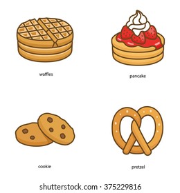 Bakery vector icons