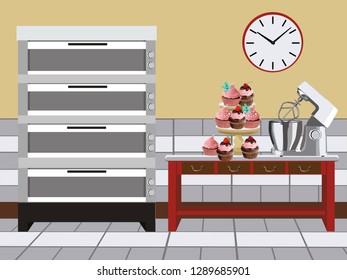 Bakery. Vector illustration. Isolated on a white background.