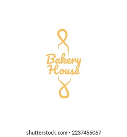 bakery vector logo design template. Vintage retro bakery logo badge or label 